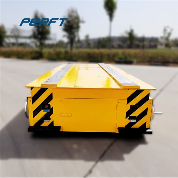 trackless transfer trolley with integrated screw jack lift table 120 tons